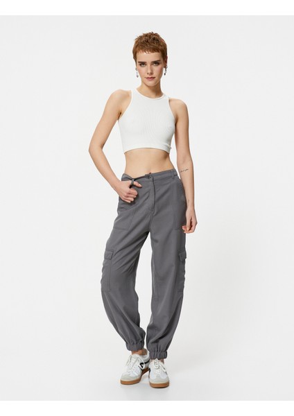 Kargo Jogger Pantolon Cepli Lyocell™ Kumaş