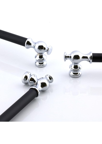 Arya 224 mm Krom Siyah Metal Mobilya Çekmece Mutfak Kapak Kulbu Dolap Dolabı Kulpları Kulpu 224 mm modelleri
