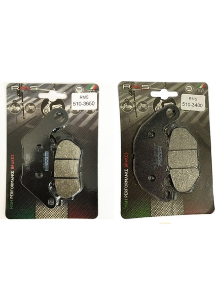 Yzf R25 Ön Arka Fren Balatası Rms Takım