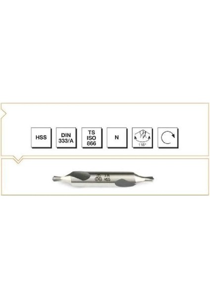 Makina Takım Hss Dın 333/B R Punta Matkabı 2.5 mm