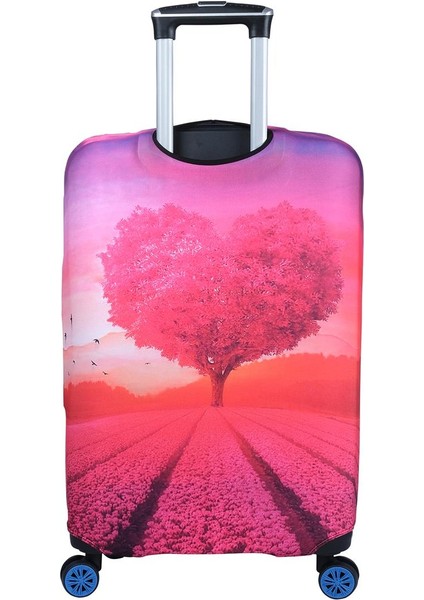 Kalp Büyük Orta Kabin Boy Için 3 Lü Valiz Kılıfı fiyatları