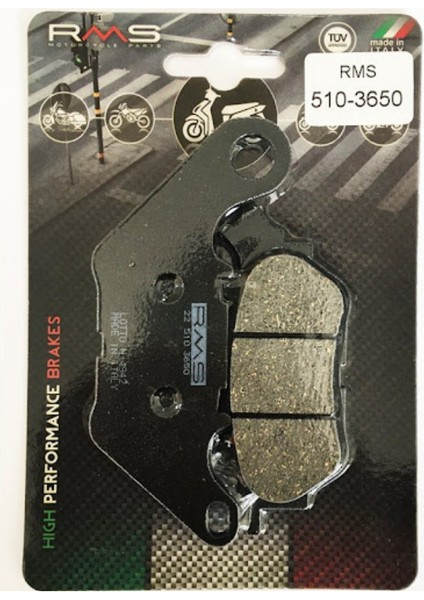 Yzf R25 Arka Fren Balatası Rms