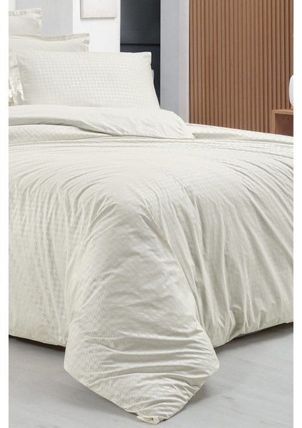 Perlita Bej Çift Kişilik %100 Pamuk Nevresim Takımı modelleri