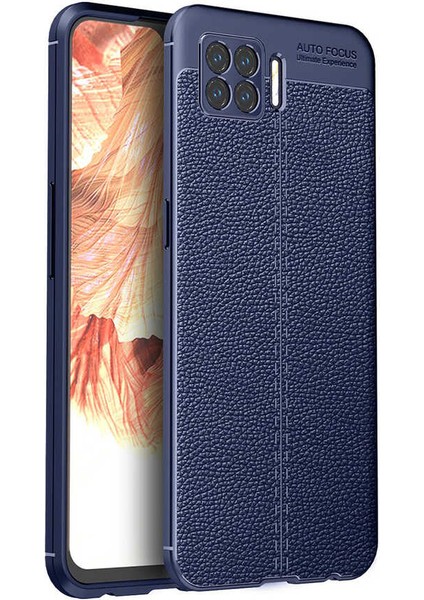 Oppo A73 Uyumlu Kılıf Niss Silikon Kapak, Lacivert