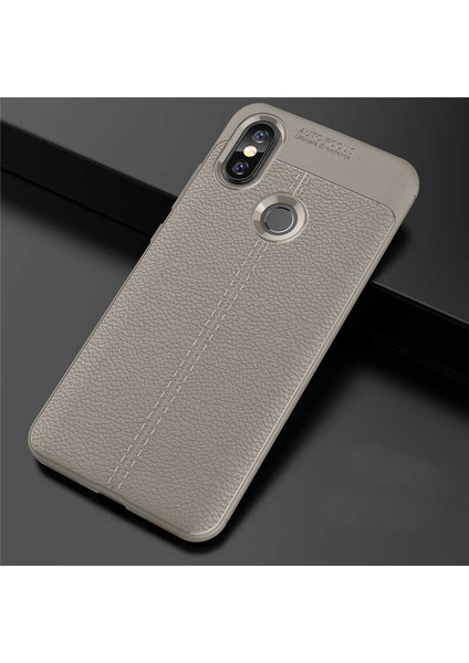 Xiaomi Mi A2 Lite Uyumlu Kılıf Niss Silikon Kapak, Gri