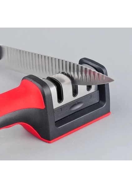 Profesyonel Bıçak Bileyici 3 Açılı Elmas Seramik Tungsten Çelik