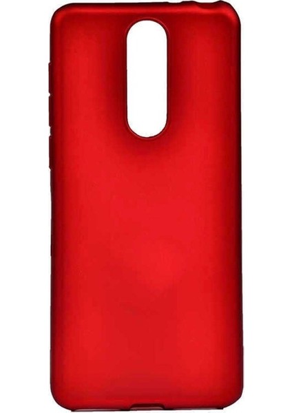 Alcatel 3 2019 Uyumlu Kılıf Premier Silikon Kapak, Kırmızı