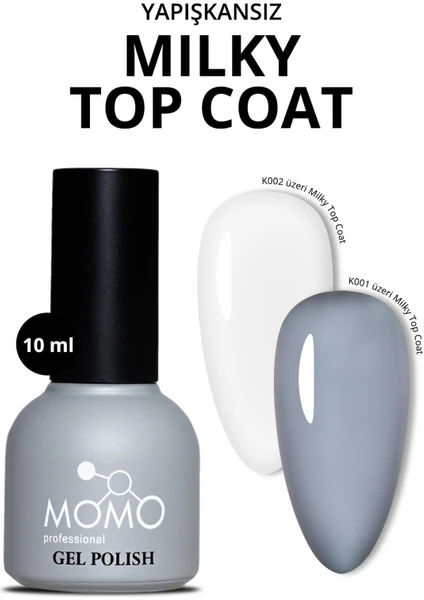 Kalıcı Oje İçin Milky Top Coat, 10 ml