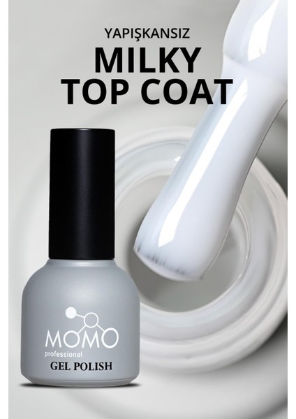 Kalıcı Oje İçin Milky Top Coat, 10 ml