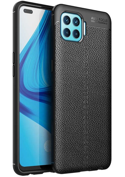 Oppo Reno 4 Lite Uyumlu Kılıf Niss Silikon Kapak, Siyah