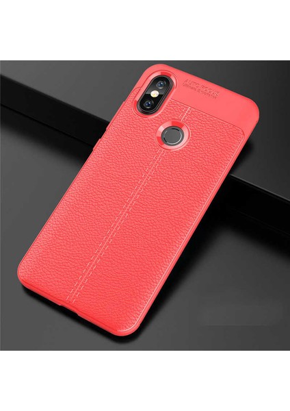 Xiaomi Mi A2 Lite Uyumlu Kılıf Niss Silikon Kapak, Kırmızı