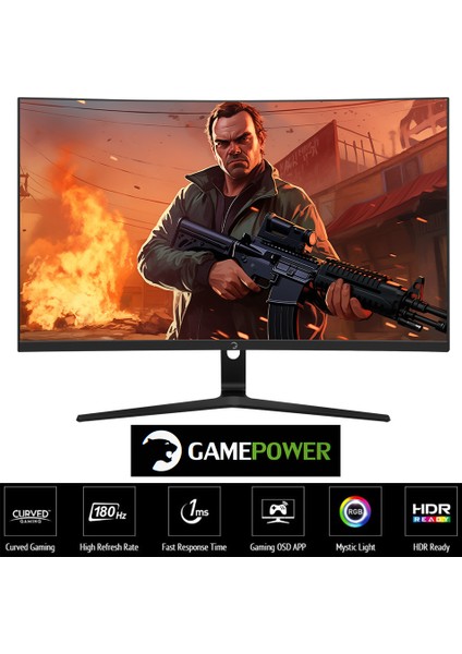 DRX44 Ryzen 5 3600 32GB 256GB Ssd+1tb HDD GTX1650 27" 165Hz Oyuncu Masaüstü Bilgisayar