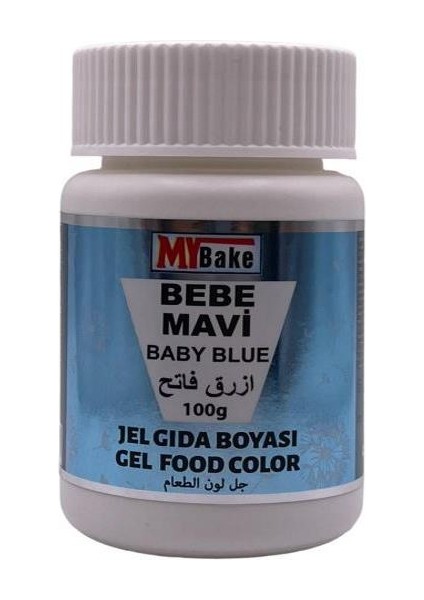 Jel Gıda Boyası Bebek Mavi 100 gr
