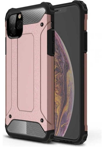 Apple iPhone 11 Pro Uyumlu Kılıf Crash Silikon Kapak, Rose Gold