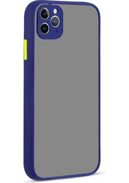 Apple iPhone 11 Pro Max Uyumlu Kılıf Hux Kapak, Lacivert