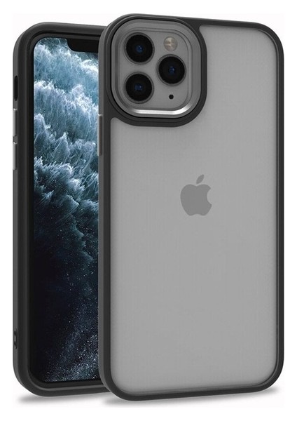 Apple iPhone 11 Pro Uyumlu Kılıf Flora Kapak, Siyah