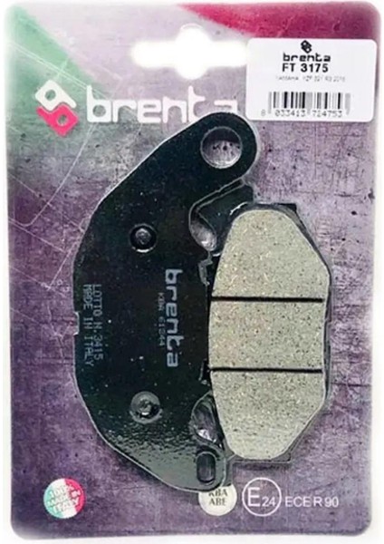Yamaha Yzf R25 Ön Fren Balatası Brenta