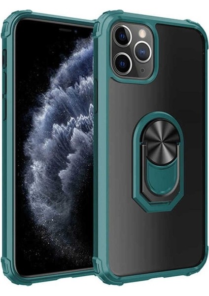 Apple iPhone 11 Pro Max Uyumlu Kılıf Mola Kapak, Yeşil