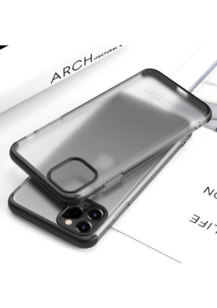 Apple iPhone 11 Pro Max Uyumlu Kılıf Nili Kapak, Siyah
