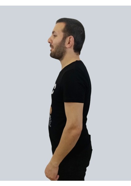 Erkek Magic Sıfır Yaka Siyah Tişört fiyatları