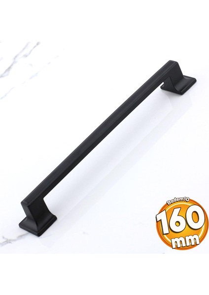 Gama 160 mm Siyah Kulp Metal Mobilya Çekmece Mutfak Dolap Dolabı Kapak Kulpları Kulbu Kulpu 16 cm