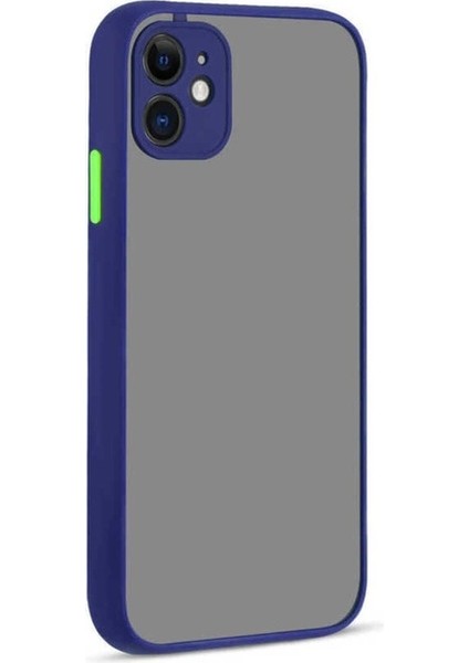 Apple iPhone 12 Mini Uyumlu Kılıf Hux Kapak, Lacivert