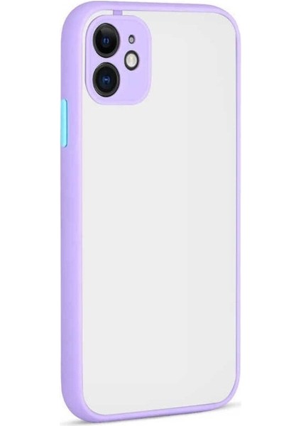 Apple iPhone 12 Mini Uyumlu Kılıf Hux Kapak, Lila