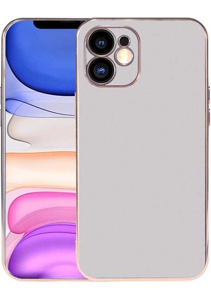 Apple iPhone 11 Uyumlu Kılıf Viyana Kapak, Gümüş