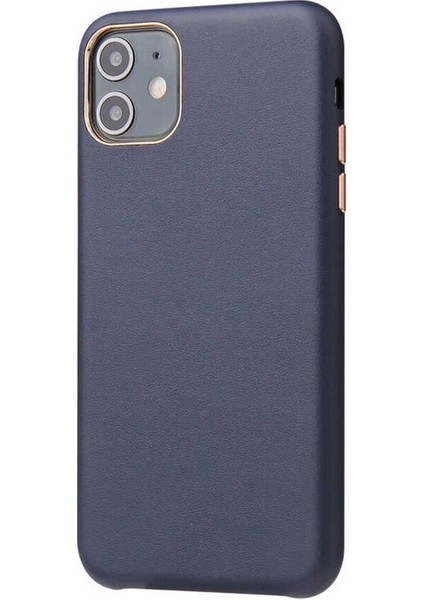 Apple iPhone 11 Uyumlu Kılıf Eyzi Kapak, Lacivert