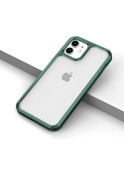 Apple iPhone 11 Uyumlu Kılıf Roll Kapak, Koyu Yeşil