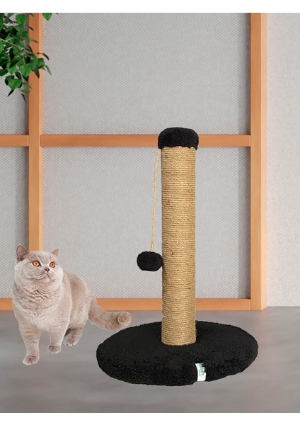 Yuvarlak Ponponlu Kedi Tırmalama Direği 52 cm Kedi Tırmalama Tahtası fiyatları