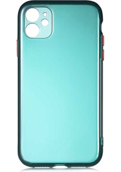 Apple iPhone 11 Uyumlu Kılıf Bistro Kapak, Koyu Yeşil