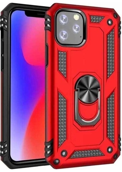 Apple iPhone 11 Pro Uyumlu Kılıf Vega Kapak, Kırmızı