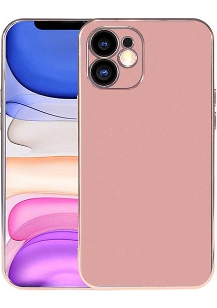 Apple iPhone 11 Uyumlu Kılıf Viyana Kapak, Rose Gold