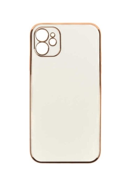 Apple iPhone 11 Uyumlu Kılıf Bark Kapak, Beyaz