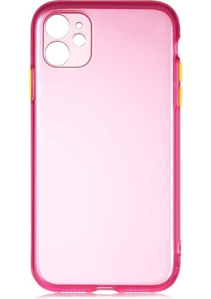 Apple iPhone 11 Uyumlu Kılıf Bistro Kapak, Pembe
