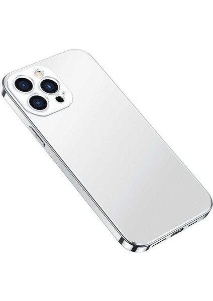 Apple iPhone 12 Pro Uyumlu Kılıf Bobo Kapak, Gümüş