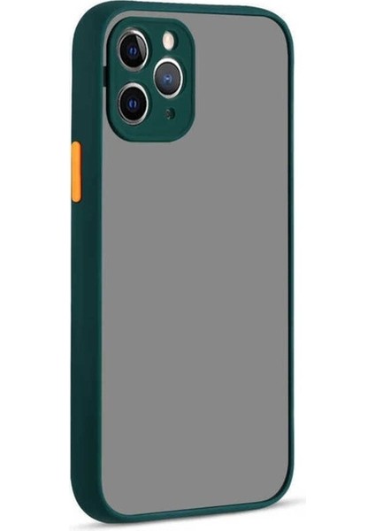 Apple iPhone 12 Pro Max Uyumlu Kılıf Hux Kapak, Koyu Yeşil