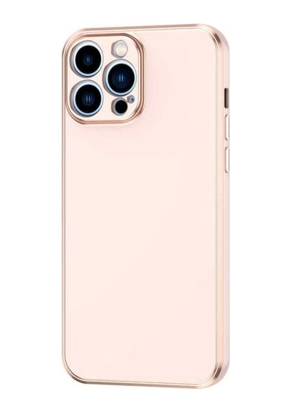 Apple iPhone 12 Pro Max Uyumlu Kılıf Bark Kapak, Rose Gold