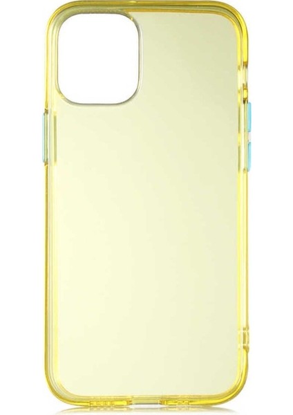 Apple iPhone 12 Pro Max Uyumlu Kılıf Bistro Kapak, Sarı