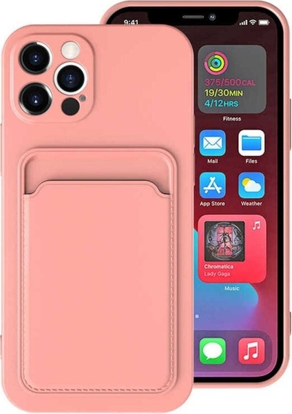 Apple iPhone 12 Pro Max Uyumlu Kılıf Ofix Kapak, Pembe