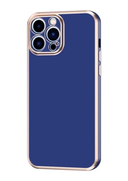 Apple iPhone 12 Pro Uyumlu Kılıf Bark Kapak, Lacivert
