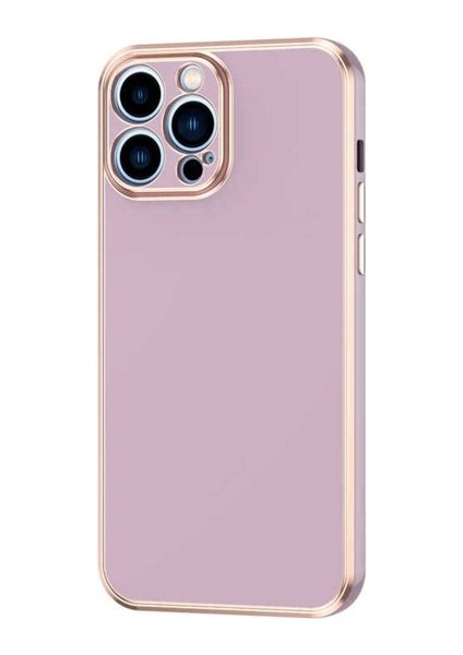 Apple iPhone 12 Pro Max Uyumlu Kılıf Bark Kapak, Lila