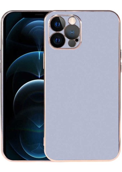 Apple iPhone 12 Pro Uyumlu Kılıf Viyana Kapak, Mavi Açık