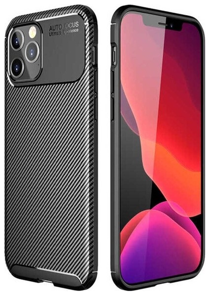 Apple iPhone 12 Pro Uyumlu Kılıf Negro Silikon Kapak, Siyah