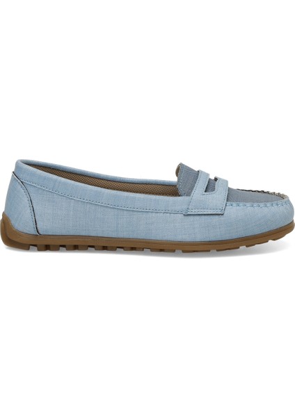 Miss F DS24005 4fx Mavi Kadın Loafer