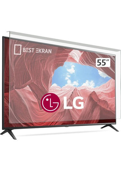 Lg 55QNED80T6A Tv Ekran Koruyucu - Lg 55" Inç 139 Ekran Webos Qned Tv Koruyucu