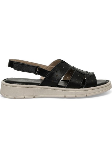 166243.Z4FX Siyah Kadın Comfort Sandalet