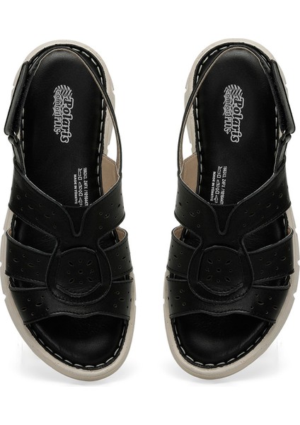 166243.Z4FX Siyah Kadın Comfort Sandalet fırsatları