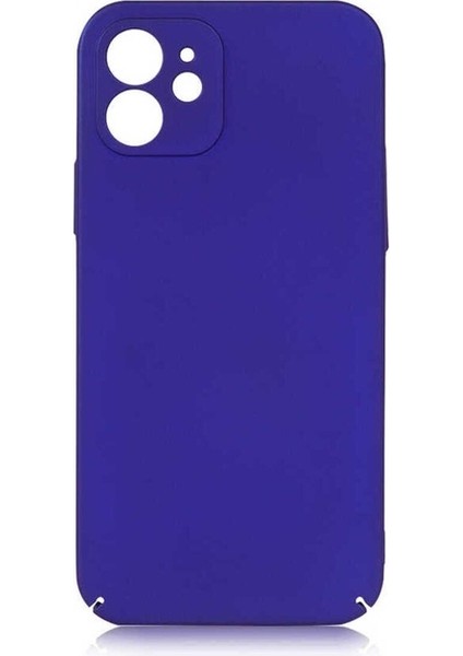 Apple iPhone 12 Uyumlu Kılıf Kapp Kapak, Saks Mavi